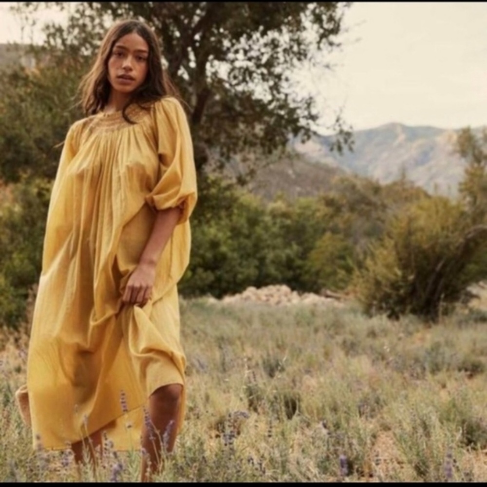 COPY - DOEN Orchid Nightgown. XS/OS COLOR: wheat